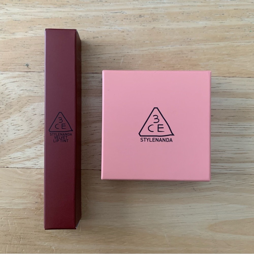 New 3CE Style Nanda Face Blush and Lip Tint Set